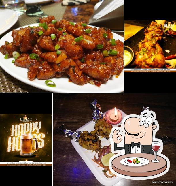 Meals at Blaze Restaurant & Lounge