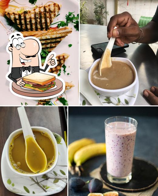 Grilled cheese sandwich at 5 shots Bistro cafe