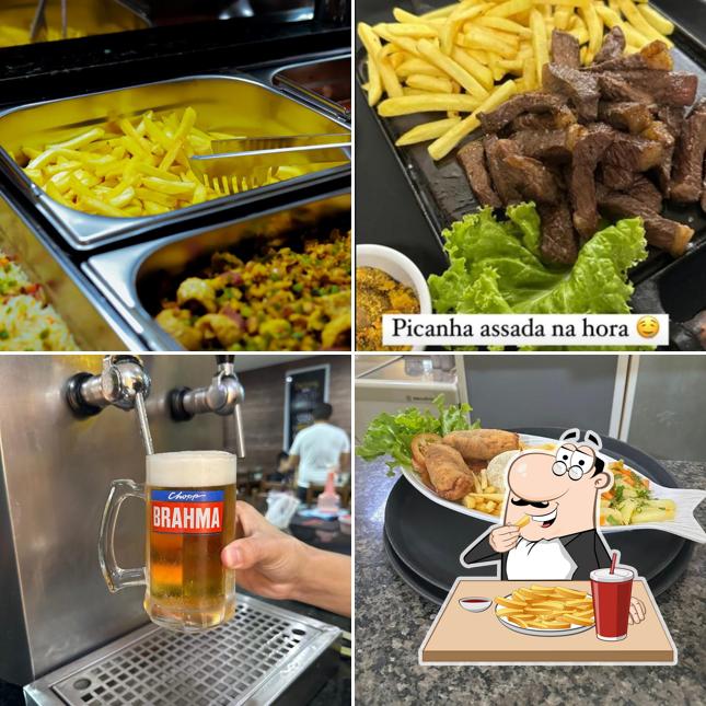 Batata frita em Gome's restaurante e churrascaria