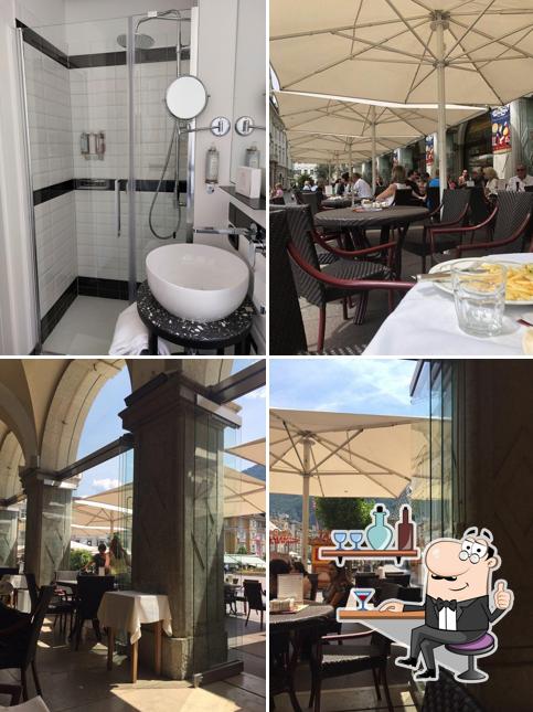 Gli interni di Stadt Café Città