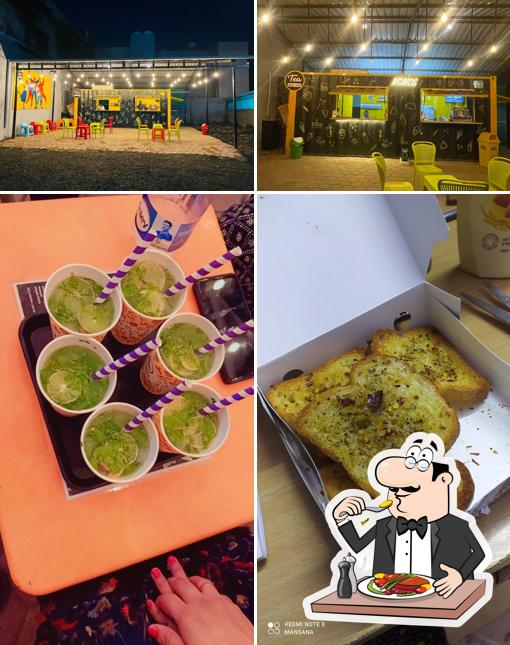 Among various things one can find food and interior at teamax cafe dewas