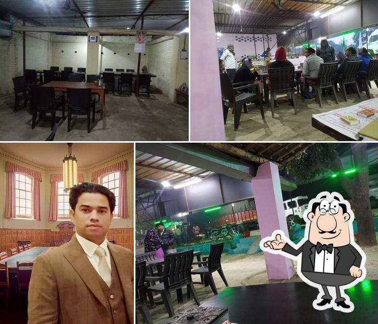The interior of सिंह ढाबा एंड फैमिली रेस्टोरेंट