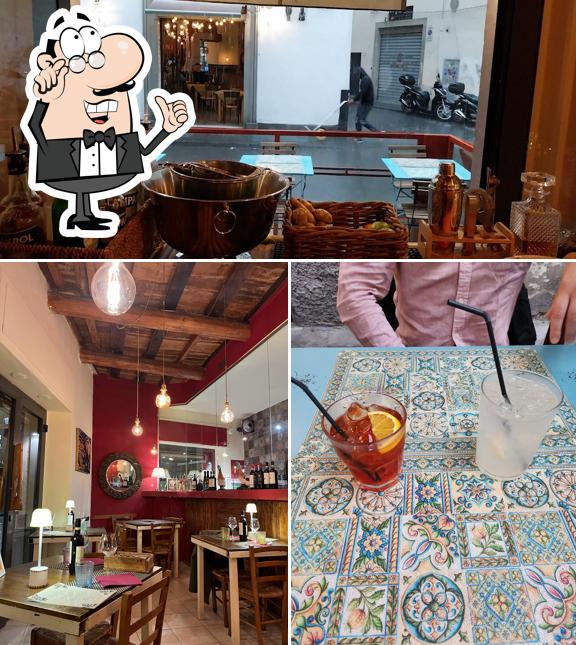 Gli interni di A Crudo