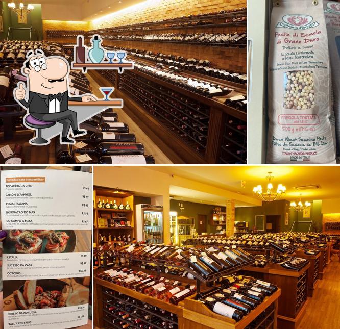 O interior do Decanter BC