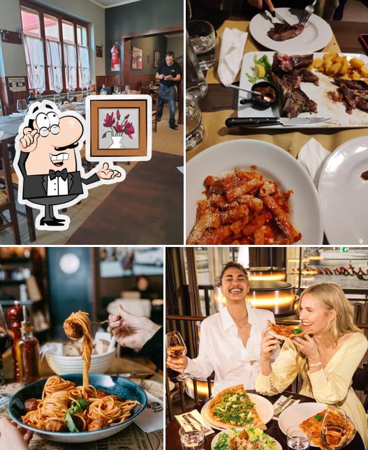 Gli interni di L'Osteria