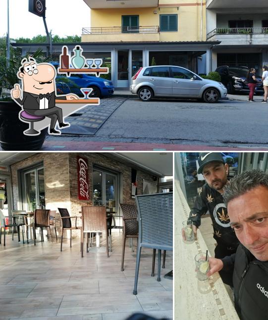 Gli interni di Gran Caffè Pagano