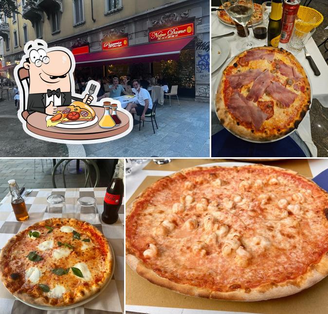 A Ristorante pizzeria Notre Dame, puoi prenderti una bella pizza