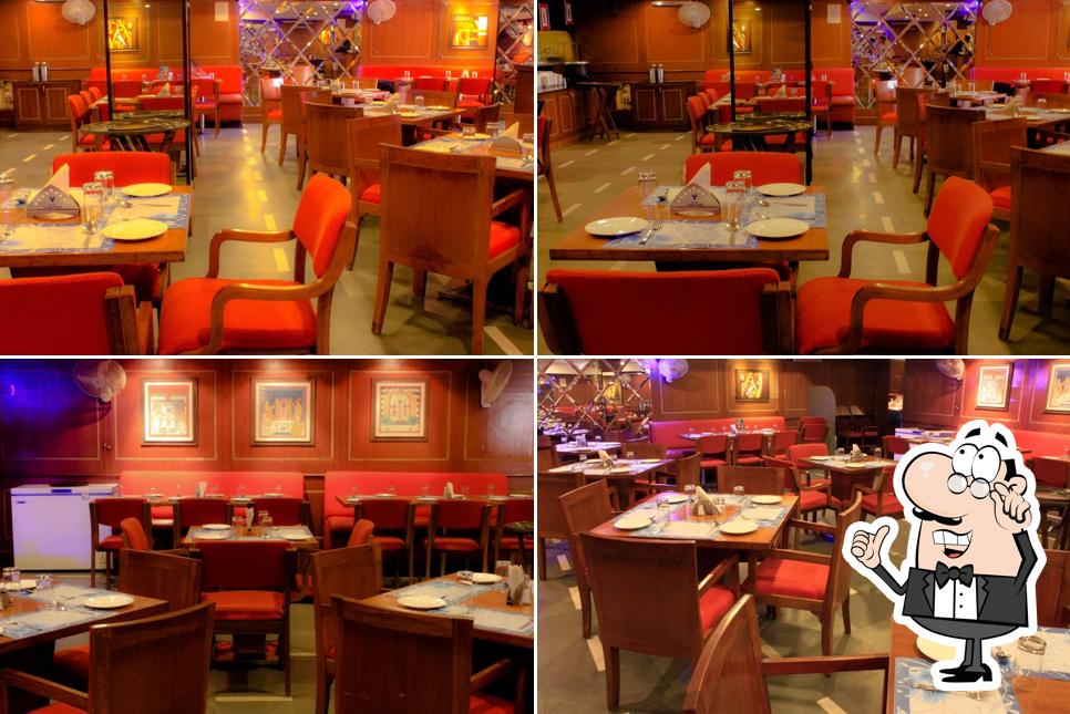 The interior of Vrindavan Restaurant