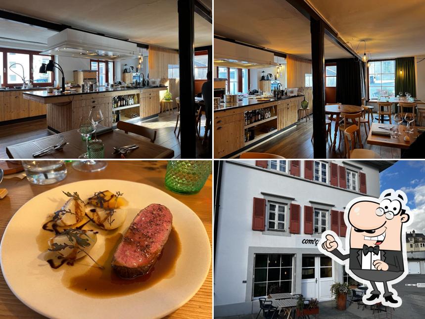 Installez-vous à l'une des tables de Com’Ça