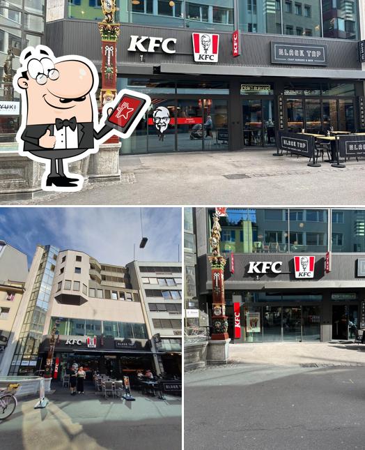Gli esterni di Kentucky Fried Chicken