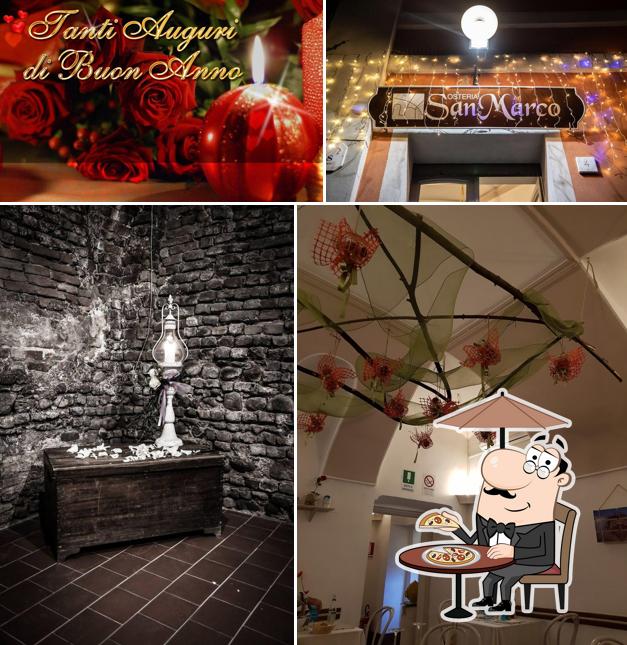 Goditi la vista dagli esterni di Osteria San Marco