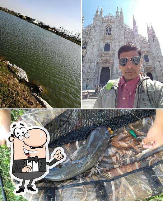 La immagine di esterno e pesce da Lago la Cava