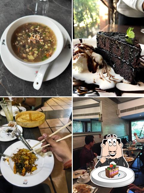 Chocolate cake at Berco's