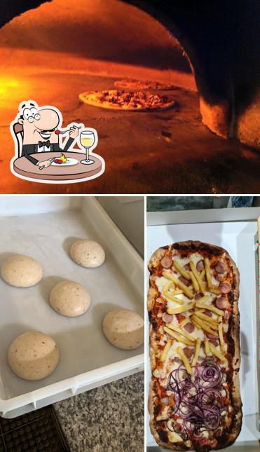 Guarda la foto che presenta la cibo e esterno di Pizzeria Vigor