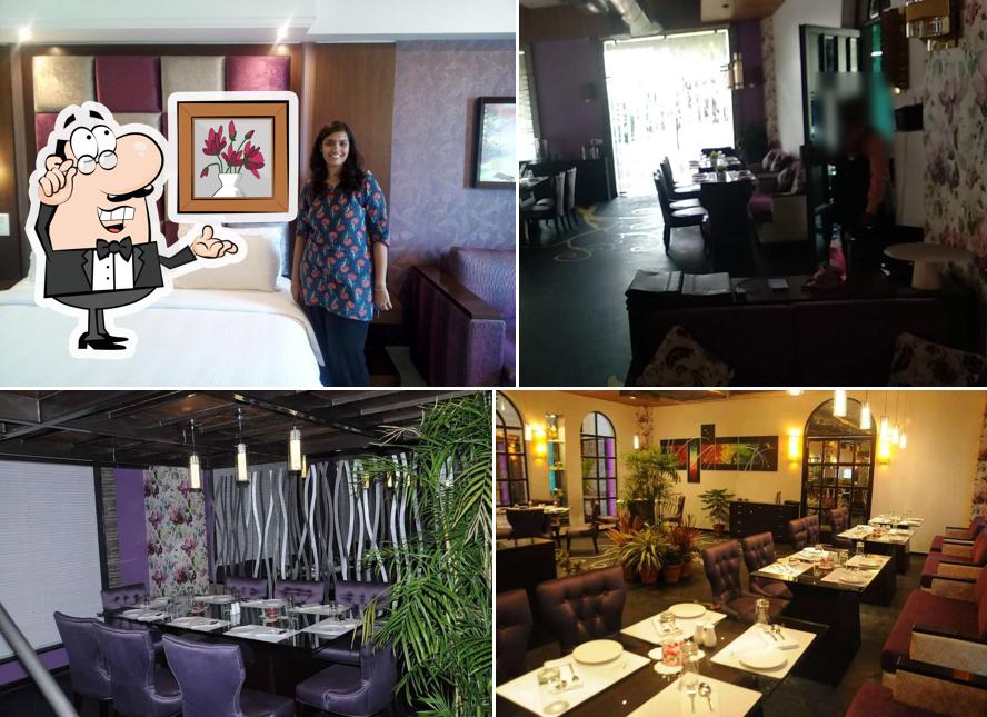 Take a seat at one of the tables at The Grand Mehfil