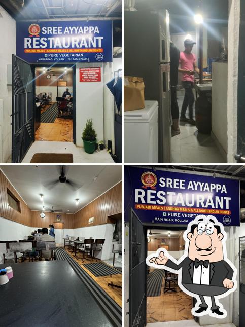 The interior of Sri Sai Restaurant