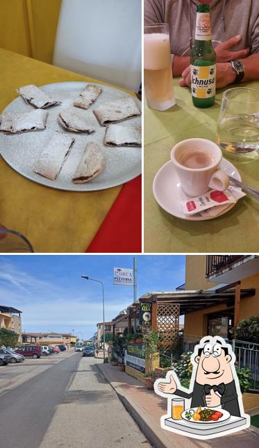 Pizzeria L’Orca si caratterizza per la cibo e esterno