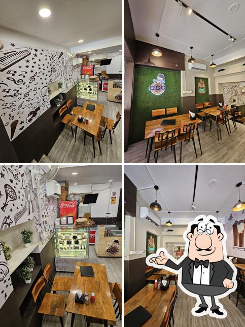The interior of Cafe Choco Craze (CCC)