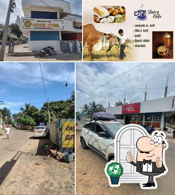 Check out how Cyril Dairy Cafe looks outside