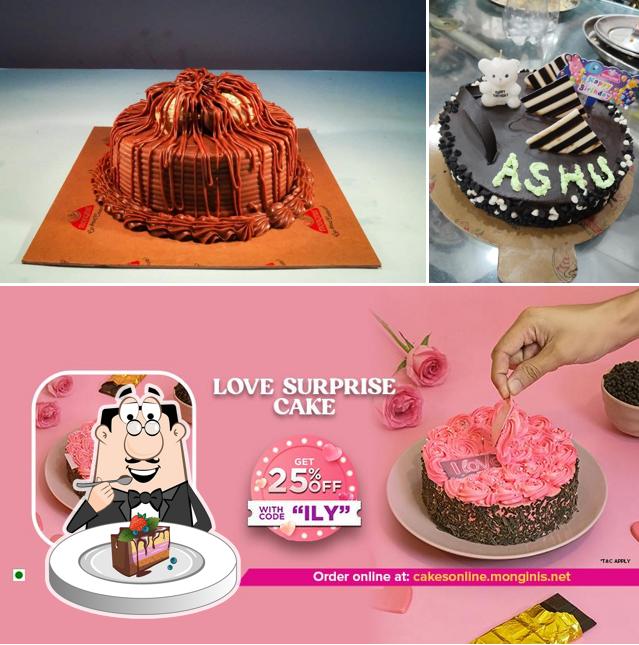 Chocolate cake at Monginis Cake Shop