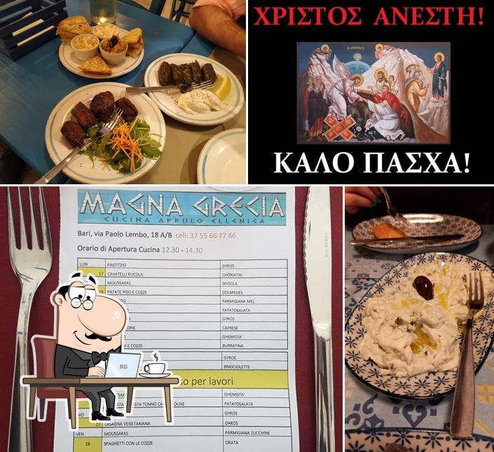 Gli interni di Magna Grecia Taberna