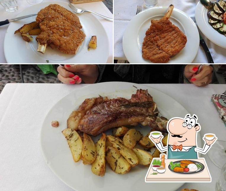 Cibo al Osteria Al Coniglio Bianco