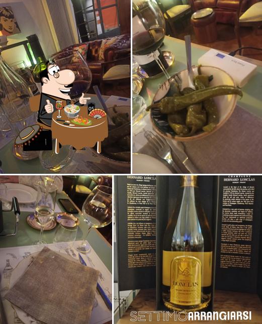 Questa è la immagine che presenta la cibo e bevanda di Settimo Arrangiarsi - carne vino e