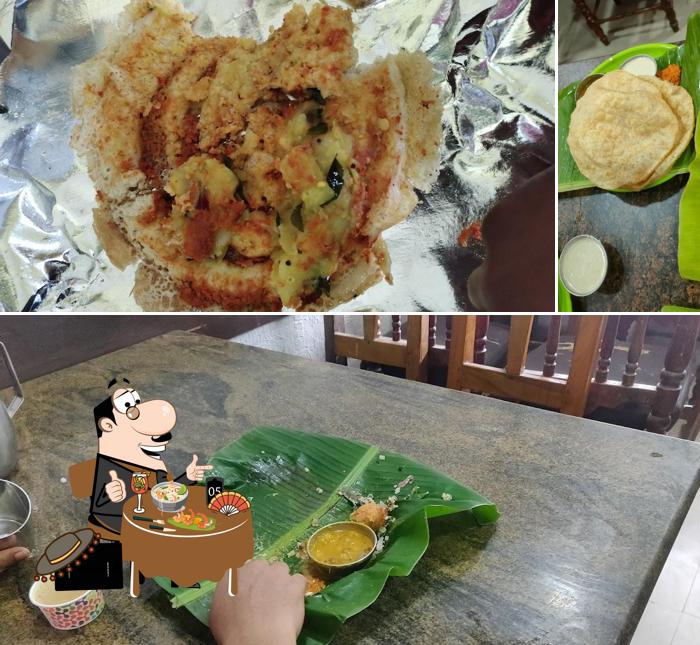 Food at Saraswathi Cafe