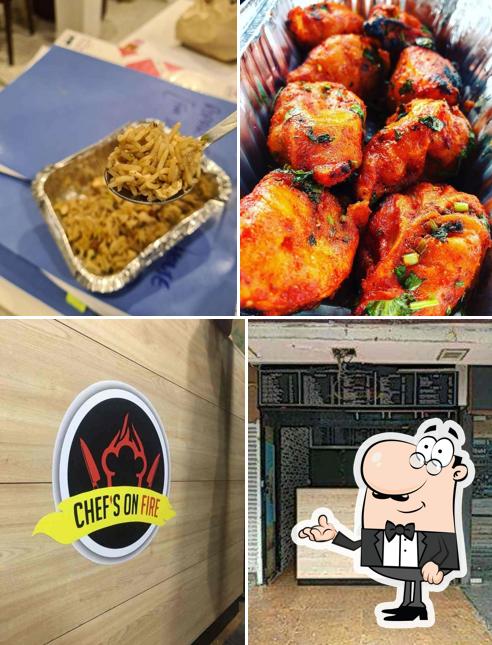 The interior of Chef On Fire - Rolls, Momo & Shakes