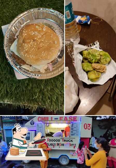 Pancakes at Chill Ease Momo Burger Shop