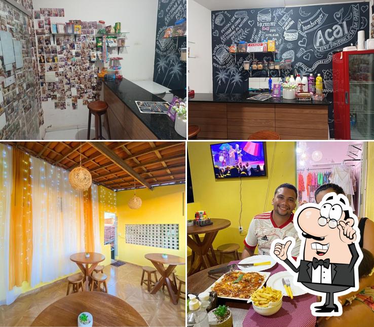 O interior do Delícias da Gaby