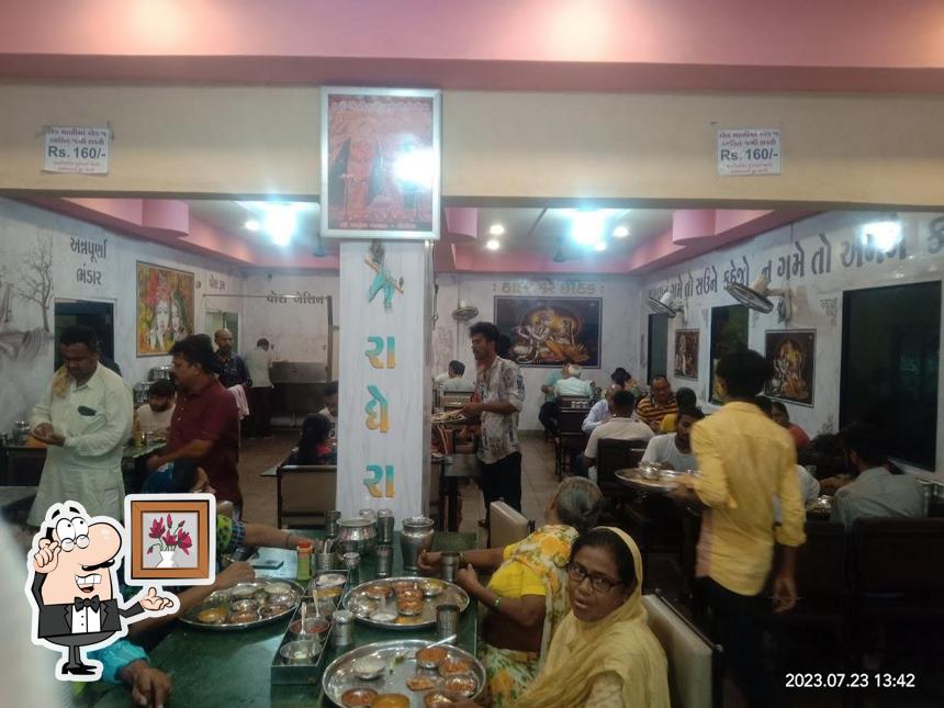 The interior of Shree Chamunda Krupa Restaurant CKR Old shamkhyari group
