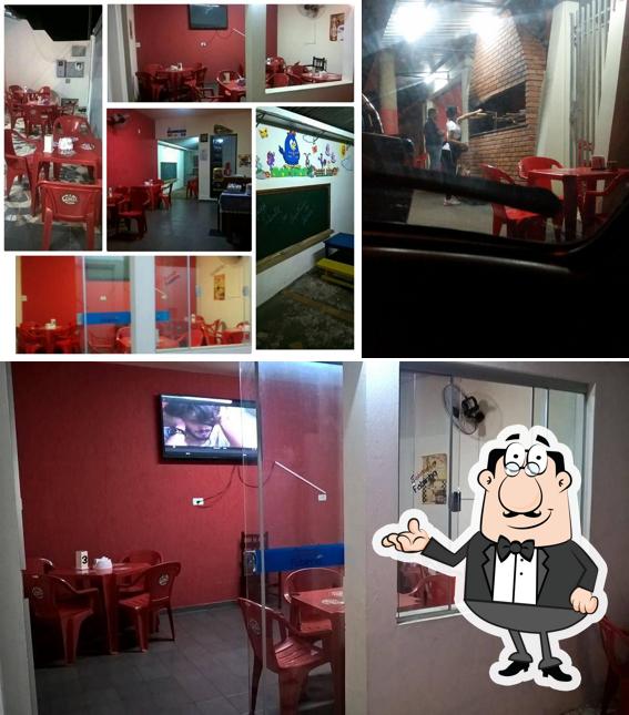 O interior do Espetinho do Fabinho