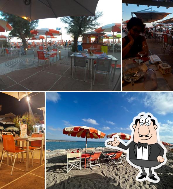 Gli interni di Bagno Il Settebello