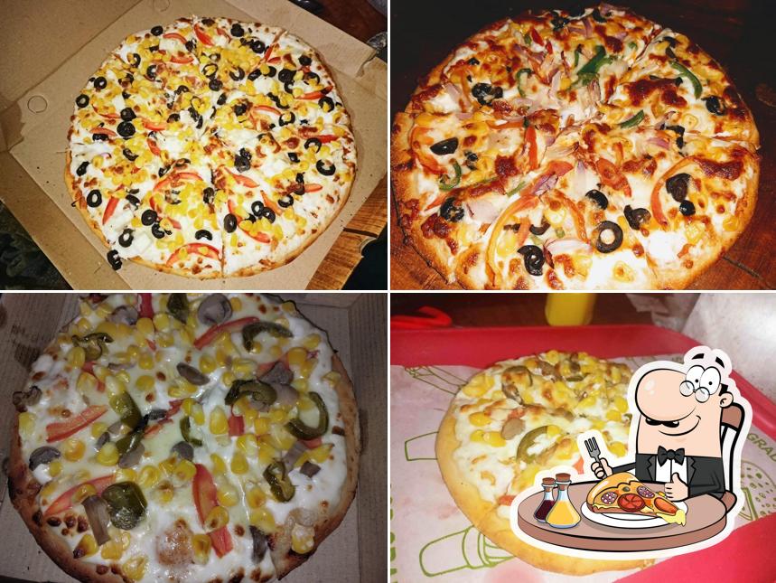 At Omkara Pizza place, you can order pizza