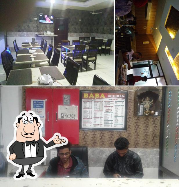 The interior of Baba Chicken Moga