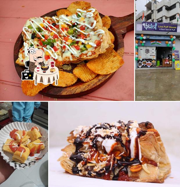 Food at Dharmnandan live puff house
