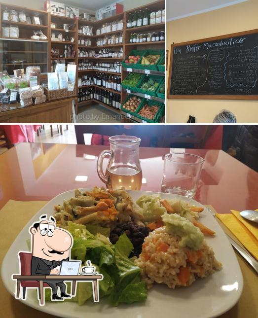 Tra le varie cose da Ristorante Macrobiotico " 'Na Cerqua" si possono trovare la interni e lavagna