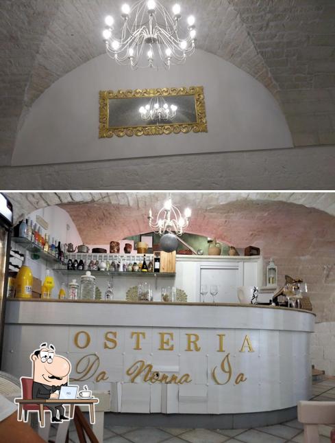 Gli interni di Osteria Da Nonna Ia