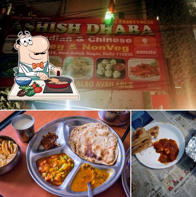 Chicken curry at Ashish Dhaba