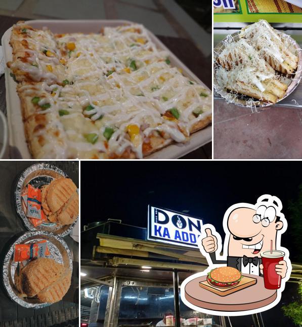 Order a burger at Don Ka Adda thaltej