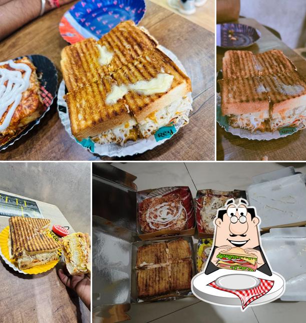 Club sandwich at Jayshree Sandwich