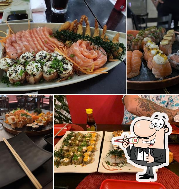 Sushi é um popular prato originário do Japão