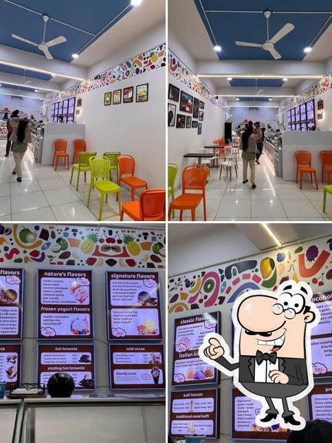 Check out how DNS Desserts N Shakes Bhuj looks inside