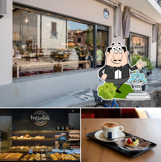 Tra le diverse cose da Panificio Tresoldi si possono trovare la esterno e cibo