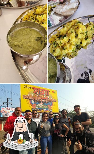 The image of Cafe ravan’s food and exterior