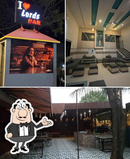 Take a seat at one of the tables at Hotel Lords Bar & Restaurant