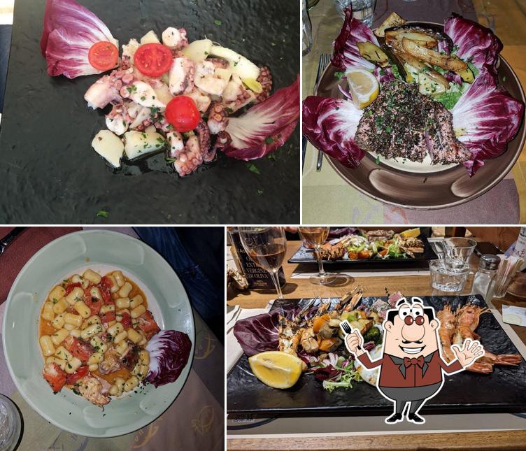 Platti al Ristorante L'Acqua Cheta