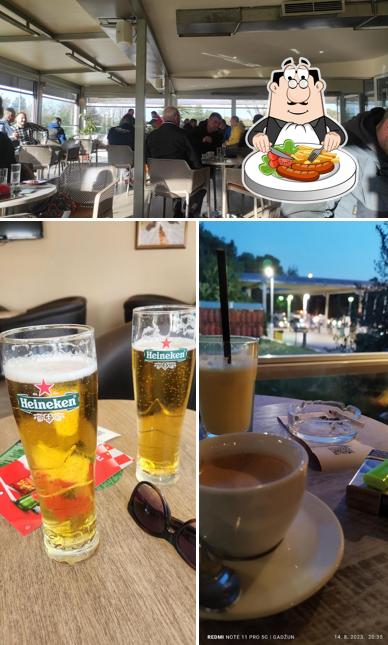 Questa è la immagine che presenta la cibo e interni di Caffe MONTE GRANDE