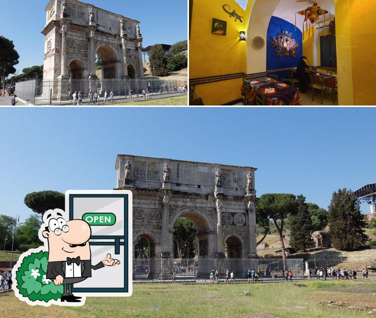 Guarda la immagine che presenta la esterno e interni di La Cucaracha
